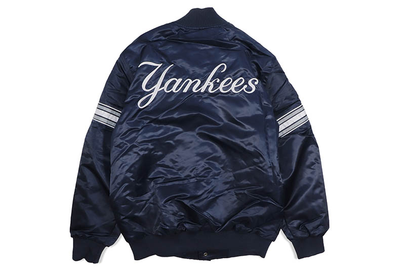 楽天市場】STARTER NEW YORK YANKEES VARSITY SATIN FULL-SNAP JACKET