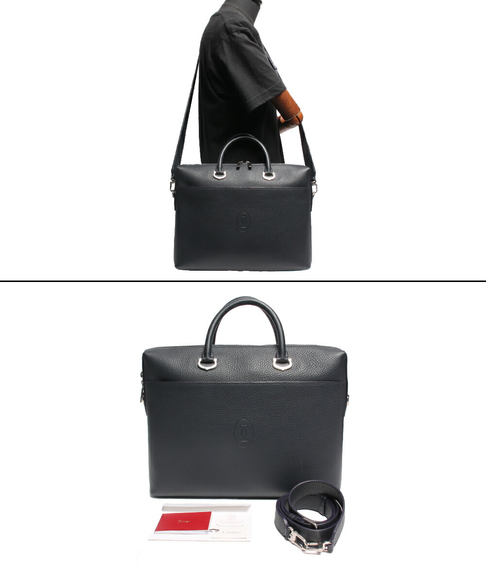 楽天市場】【中古】 カルティエ 2wayビジネスバッグ ブリーフケース