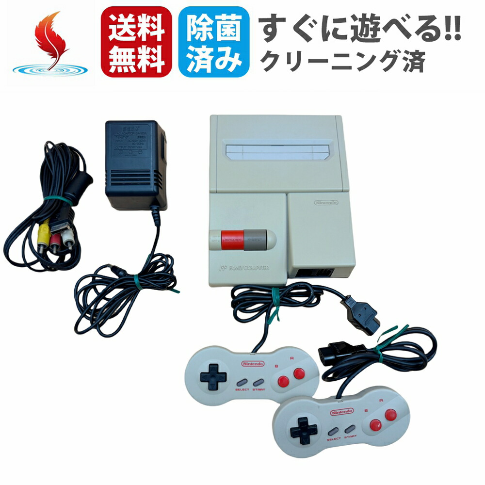楽天市場】Nintendo FC ニューファミコン 本体 HVC-101 コントローラー
