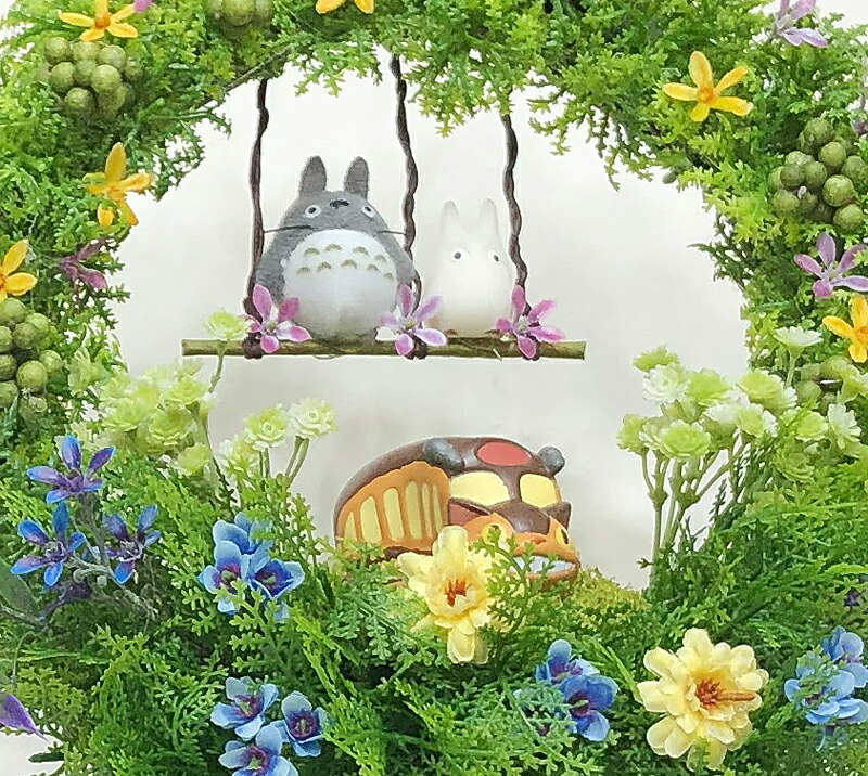 楽天市場】花 となりのトトロ 部屋飾り「R1ぶらんこトトロ仲良しペア