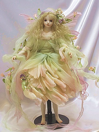 楽天市場】若月まり子 創作ビスクドール「妖精 フィオネラ」若月まり子