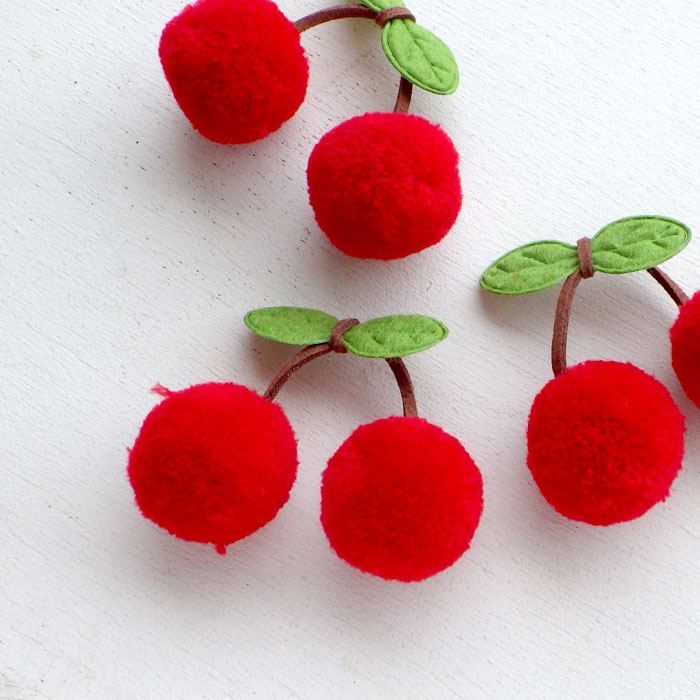 楽天市場】ぽんぽん さくらんぼ サクランボ 大サイズ センターパーツ