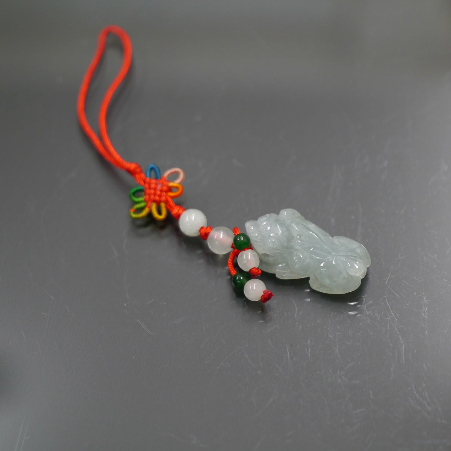 楽天市場】貔貅ヒキュウの翡翠ストラップ エスニック アジアン雑貨