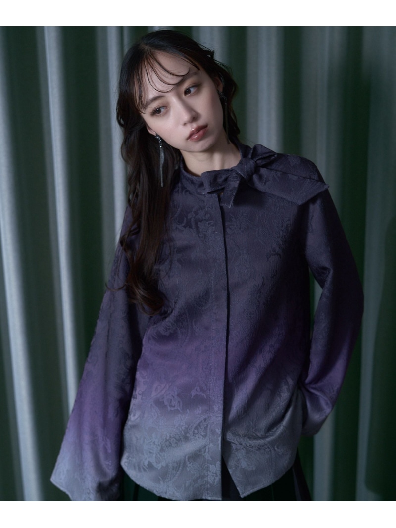 楽天市場】グラデーションジャガードボウタイシャツ HARE ハレ