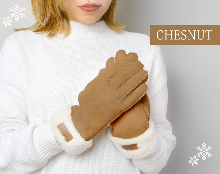 楽天市場】手袋 レディース ugg アグ グローブ 手ぶくろ 本革 羊革
