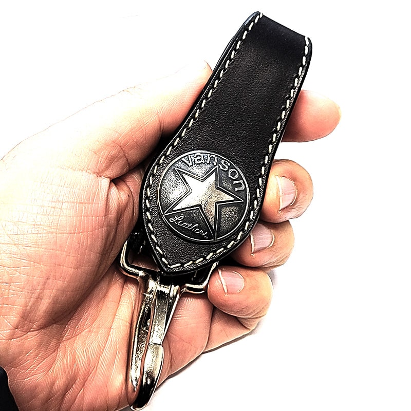 楽天市場】バンソン キーフック 牛革 vanson 日本製 キーリング 栃木