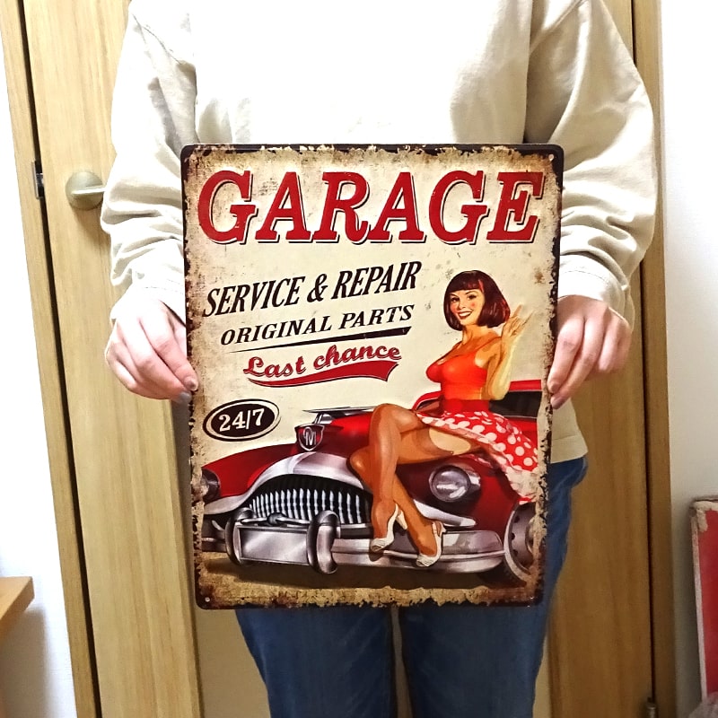 楽天市場】【20％OFF！スーパーSALE対象】ブリキ看板 セクシー