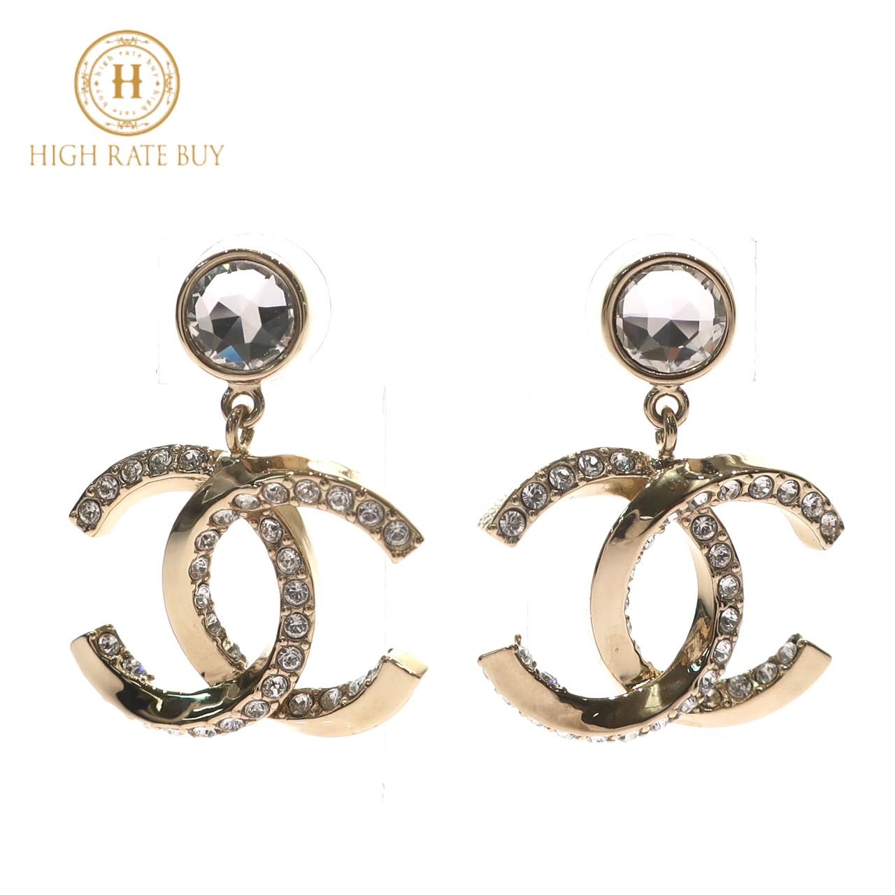 楽天市場】【極美品】CHANEL シャネル ココマーク ラインストーン