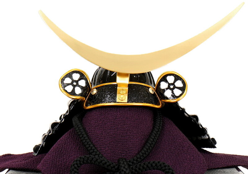 楽天市場】五月人形 コンパクト 伊達政宗公 兜飾り 単品 辰広作 三日月