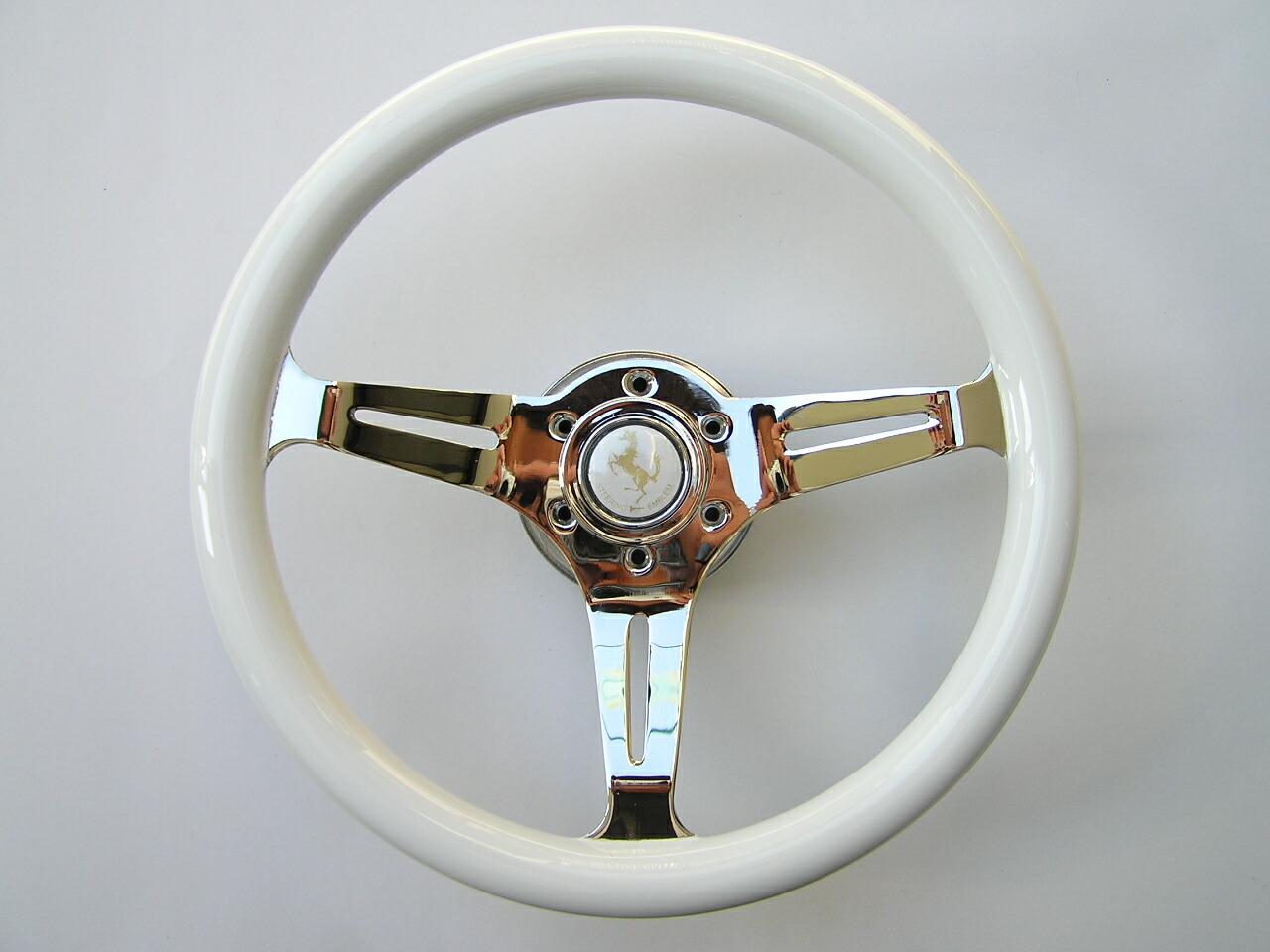 楽天市場】ウッドハンドル(ホーンボタン付き) ピュアホワイト 31パイ