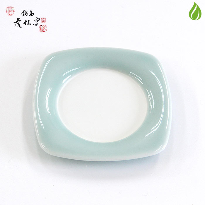 楽天市場】和食器 鍋島虎仙窯 鍋島青磁 茶托 1個入 8.5cm コースター