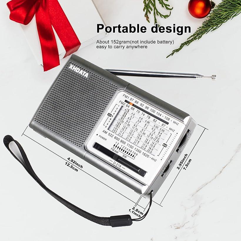 楽天市場】D219 小型 ポータブルラジオ 短波ラジオ FM AM SW ワイドFM