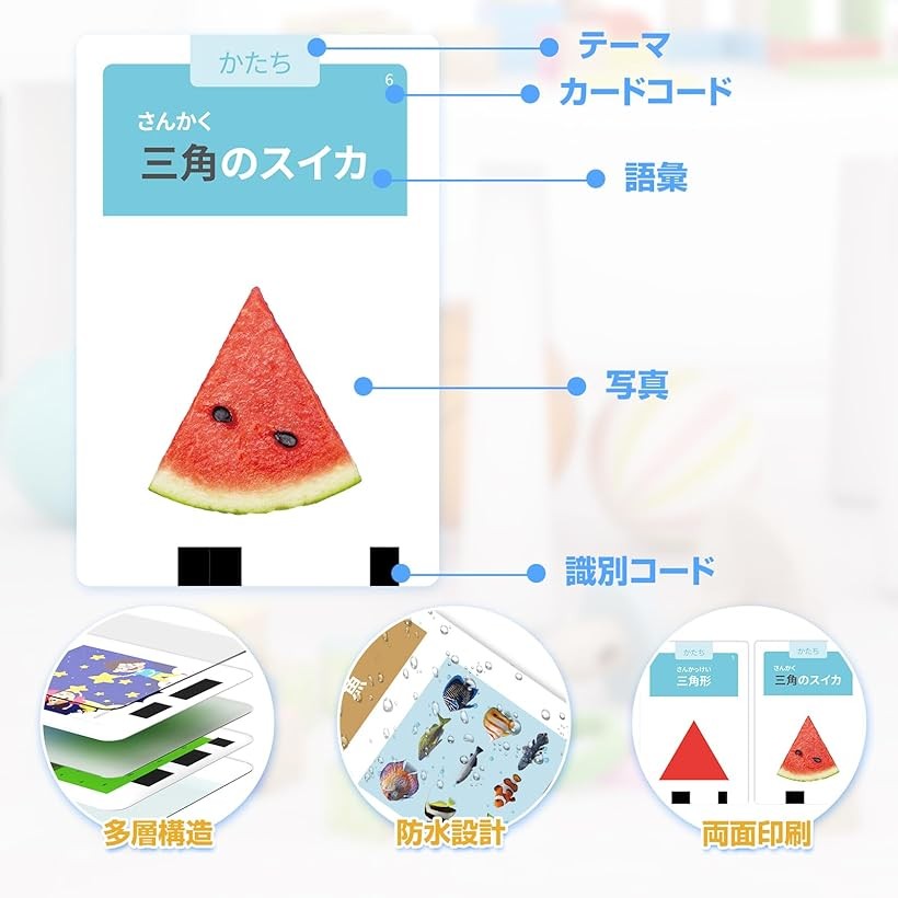 楽天市場】フラッシュカード 日本語 ひらがな付き ネイティブ発音