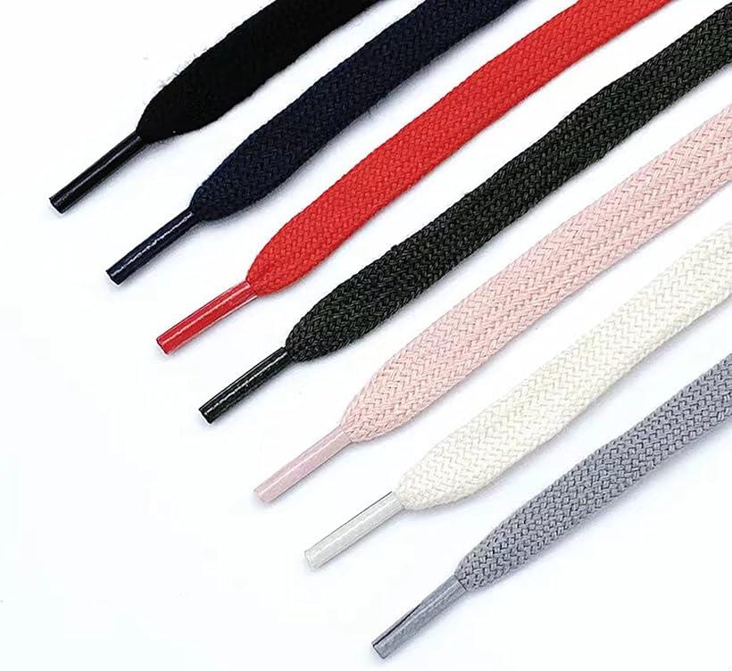 楽天市場】シューレース SHOELACES 純綿靴紐 長さ8MM幅 平紐 無地 靴
