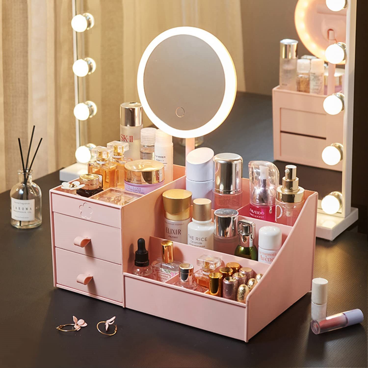 楽天市場】【母の日】ミニドレッサー 化粧箱 メイクボックス 化粧品