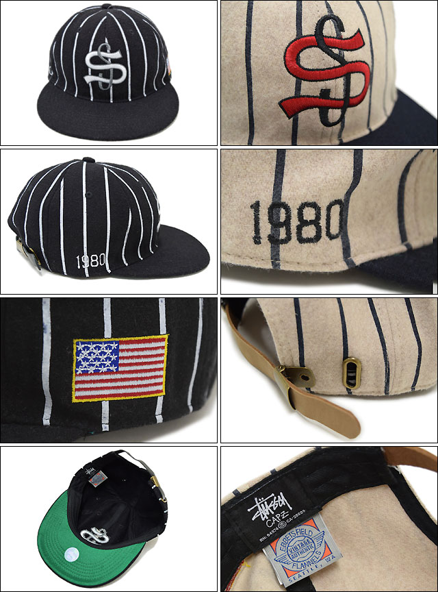 楽天市場】ステューシー STUSSY×EBBETS FIELD FLANNELS キャップ 帽子