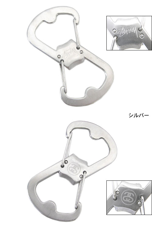 楽天市場】ステューシー STUSSY Classic カラビナ(stussy S-Biner