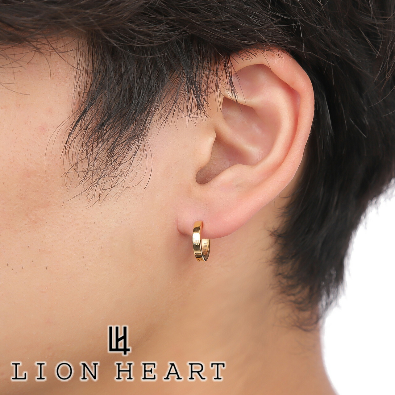 楽天市場】ライオンハート ピアス 両耳 2本セット メンズ 男性用