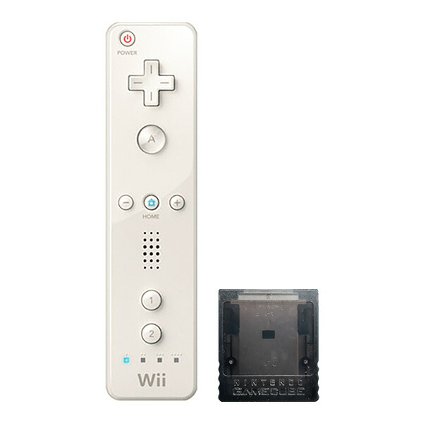 楽天市場】Wii 本体 リモコン1個 すぐ遊べるセット(シロ) GCメモリー