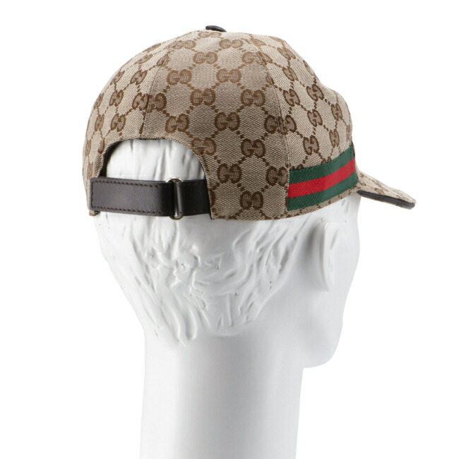 楽天市場】グッチ/GUCCI 帽子 メンズ キャップ BEIGE/EBONY+CACAO-VRV