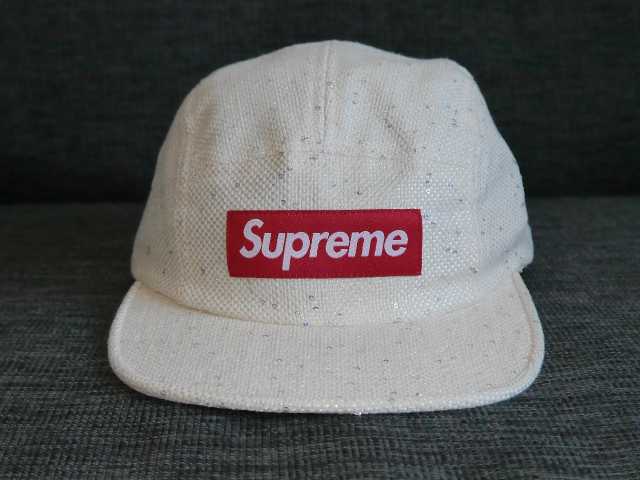 楽天市場】SUPREME(シュプリーム) Sequins Camp Cap White(シークイン