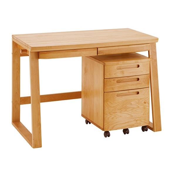 楽天市場】学習机 ワゴン 2点セット 天然木 アルダー材 オイル仕上 幅