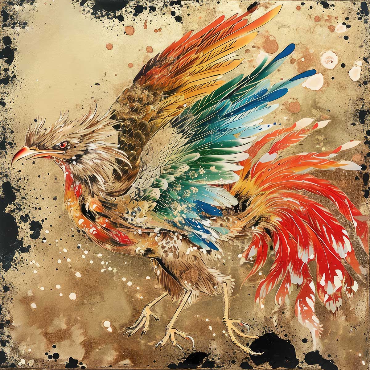 楽天市場】鳳凰 絵画の通販