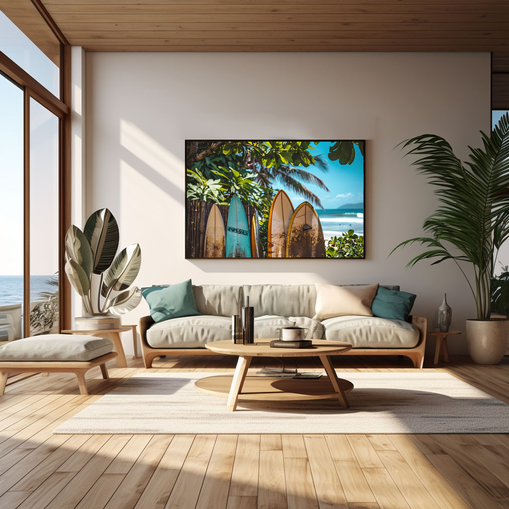 楽天市場】サーフボード サーフィン 海系 サーフ ポスター 用紙と