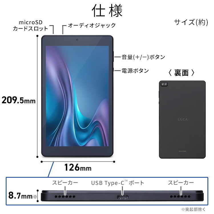 楽天市場】【数量限定保護フィルムプレゼント！】タブレット 新品 本体
