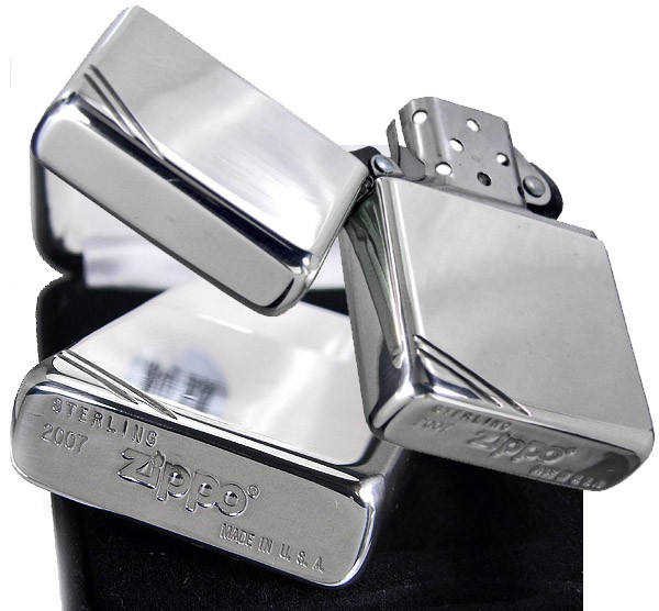 楽天市場】ジッポ ライター ZIPPO スターリングシルバー925 zippo 純銀