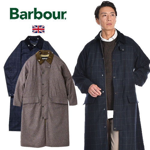 楽天市場】Barbour/バブアー SNOWDON WOOL COAT CHECK TWEED MCAG009