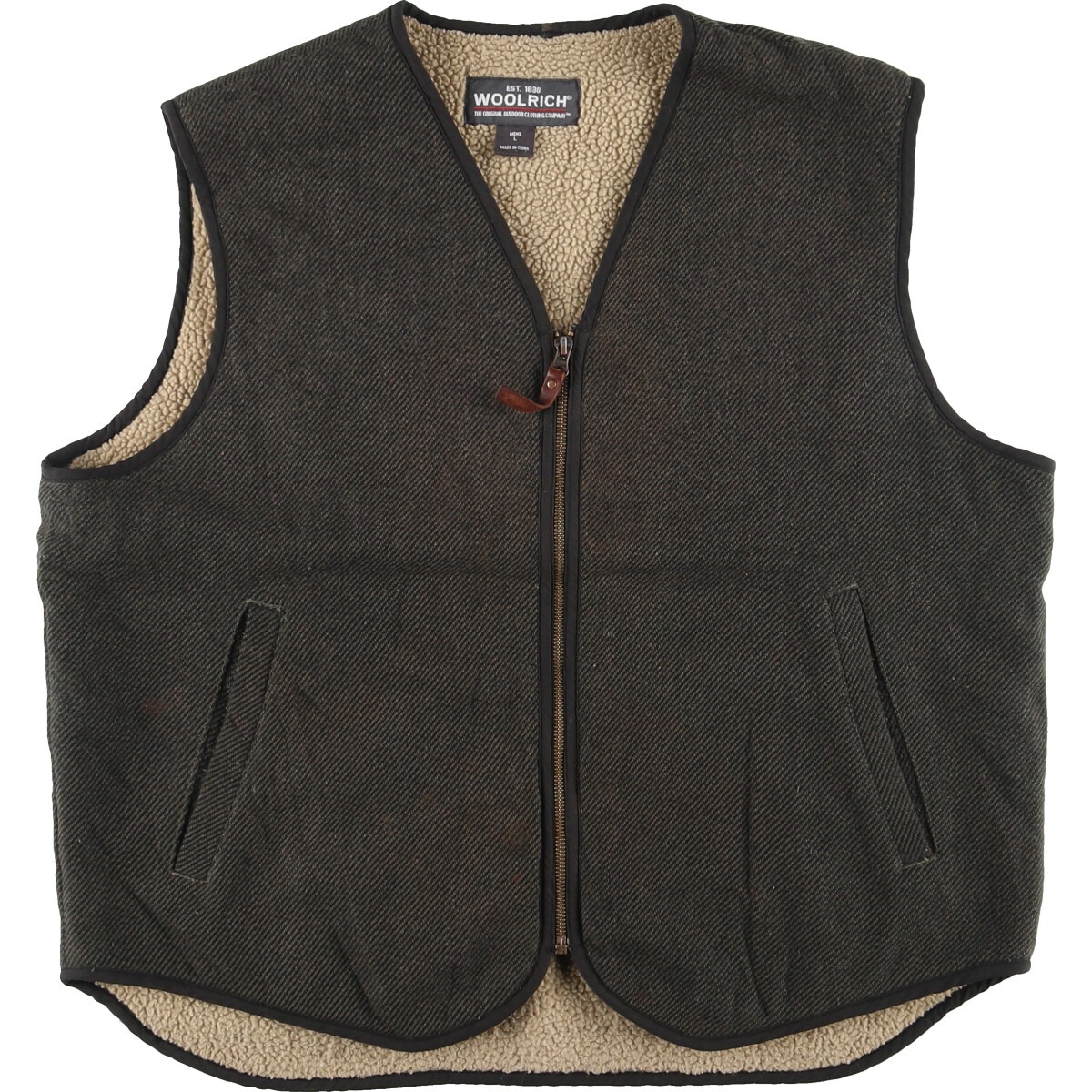 楽天市場】古着 ウールリッチ WOOLRICH ウールボアベスト メンズL