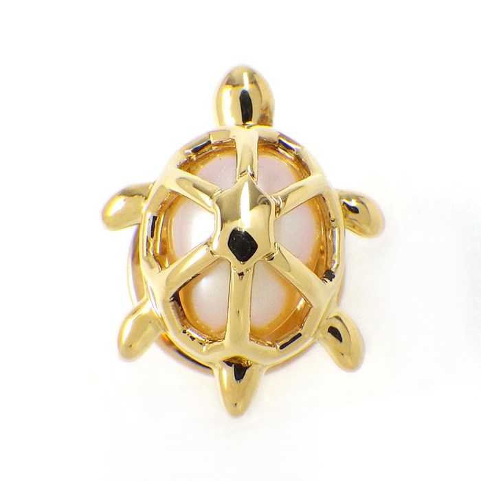 楽天市場】ミキモト MIKIMOTO ピンブローチ タートル 亀 モチーフ