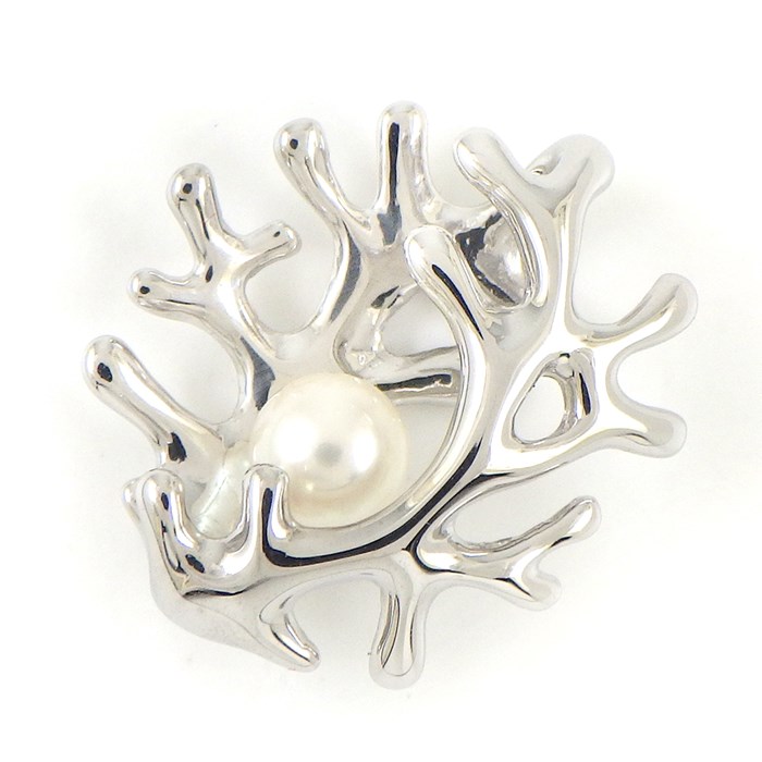 楽天市場】ミキモト MIKIMOTO ペンダントトップ 珊瑚 モチーフ パール