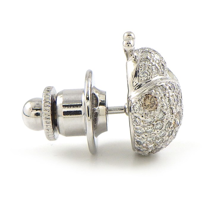 楽天市場】ミキモト MIKIMOTO ピンブローチ てんとう虫モチーフ パヴェ