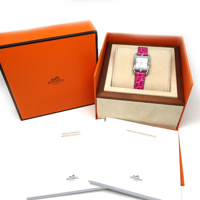 楽天市場】エルメス HERMES 腕時計 ケープコッド PM CC1.233 ピンク