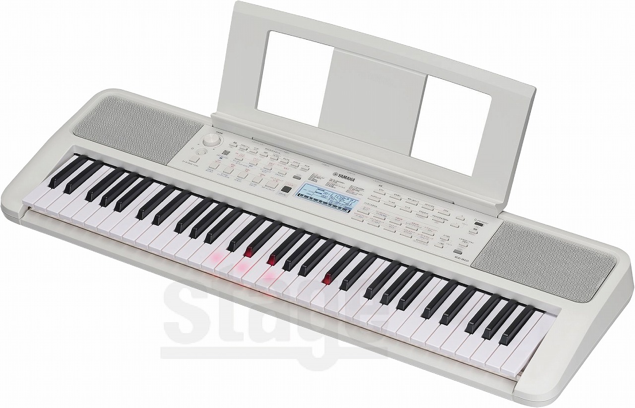 楽天市場】YAMAHA EZ-310 【スタンド(白)・イス(白)・ヘッドホン(白