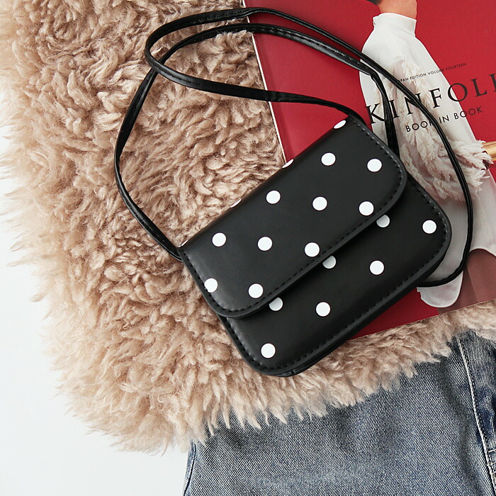 楽天市場】【3月中旬】ドットミニショルダーバッグ スクエア