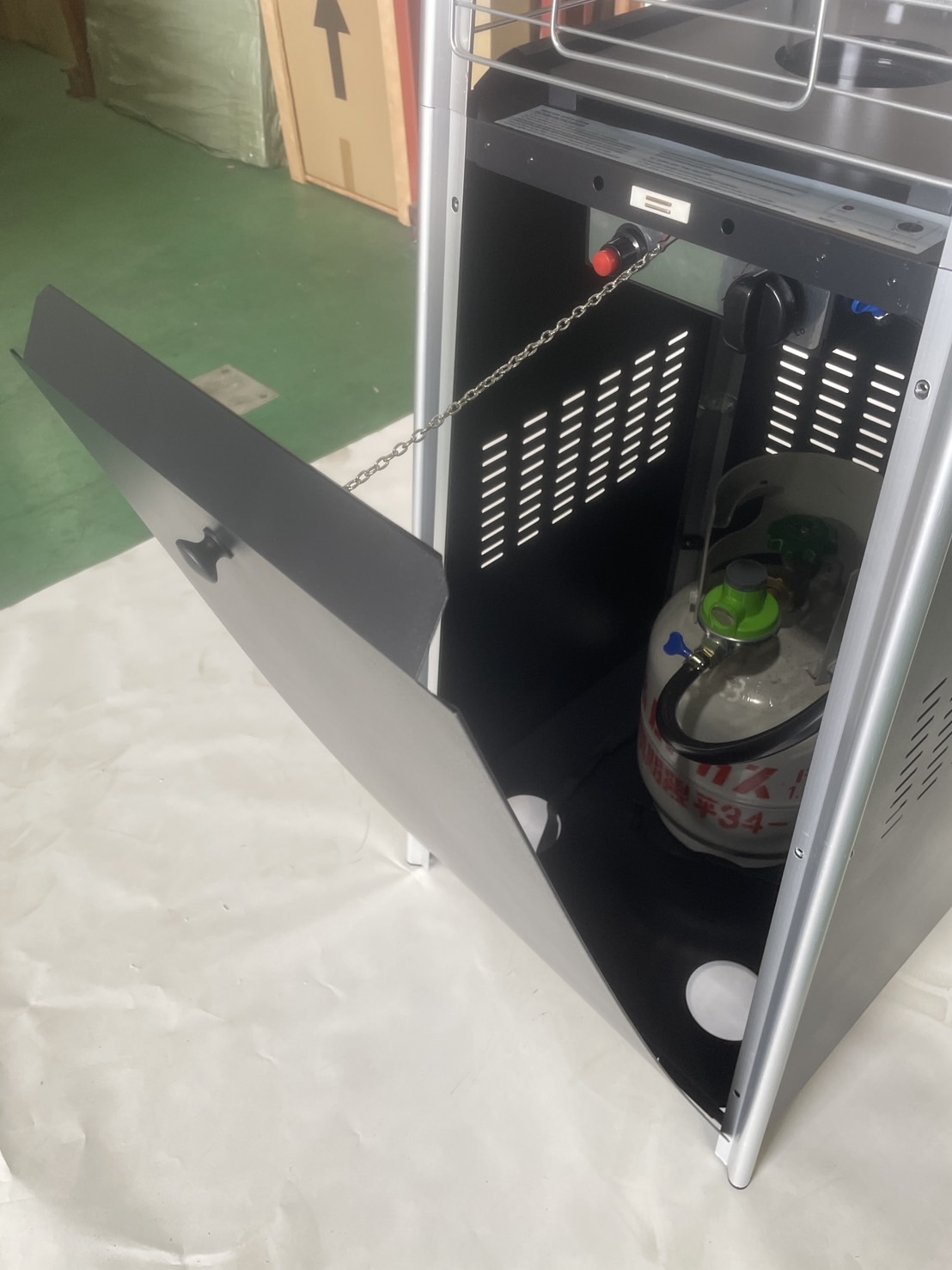 ガスストーブ 屋外 lpガス 簡単 移動式 パティオストーブ 説明書付き