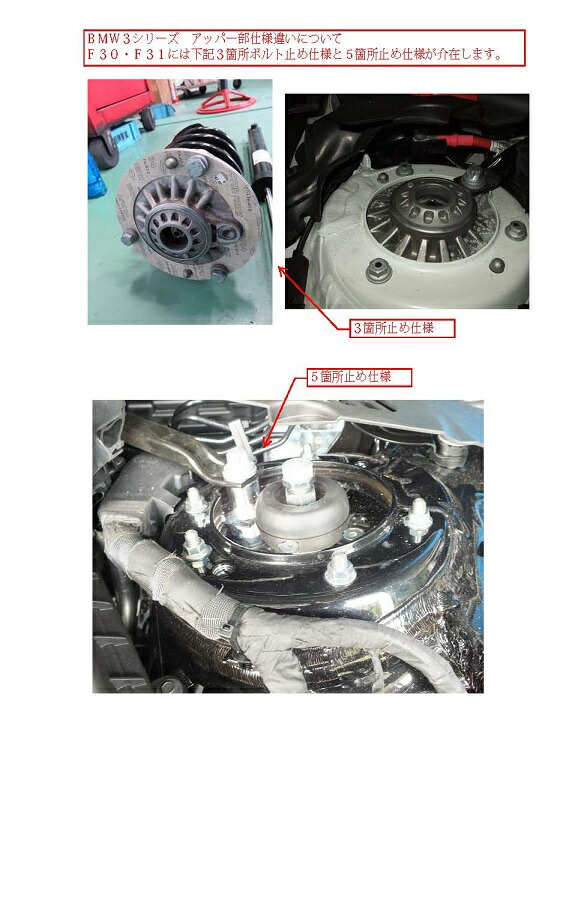 Yana3DDesign 車高調 F30 アクティブハイブリッド3用 BMW F30