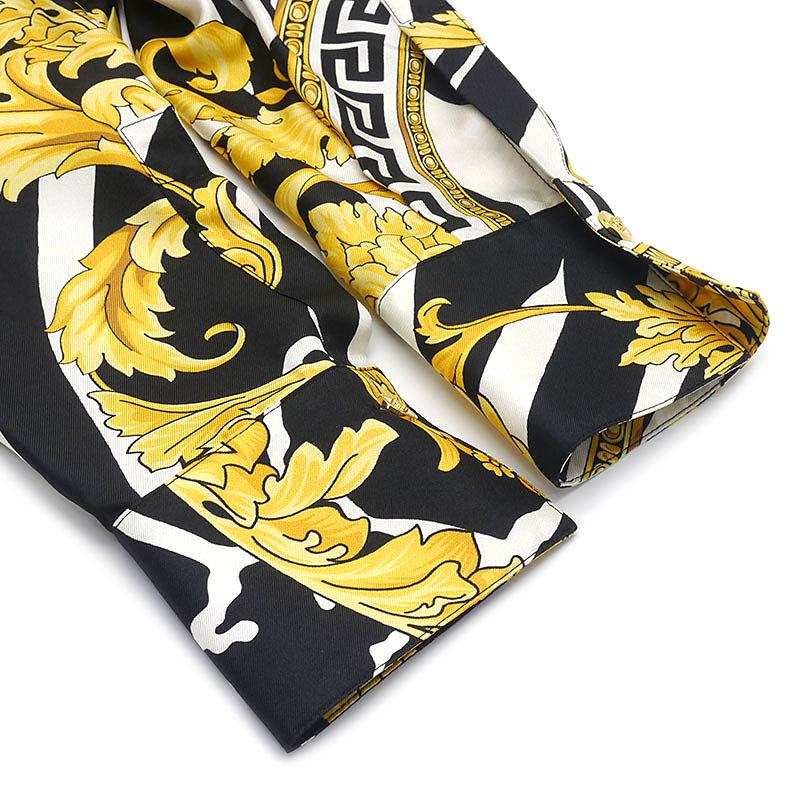 楽天市場】【中古】ヴェルサーチェ VERSACE シルクシャツ バロック柄