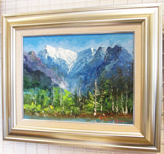 楽天市場】「上高地」谷口春彦【通信販売】（F6サイズ油彩画[油絵