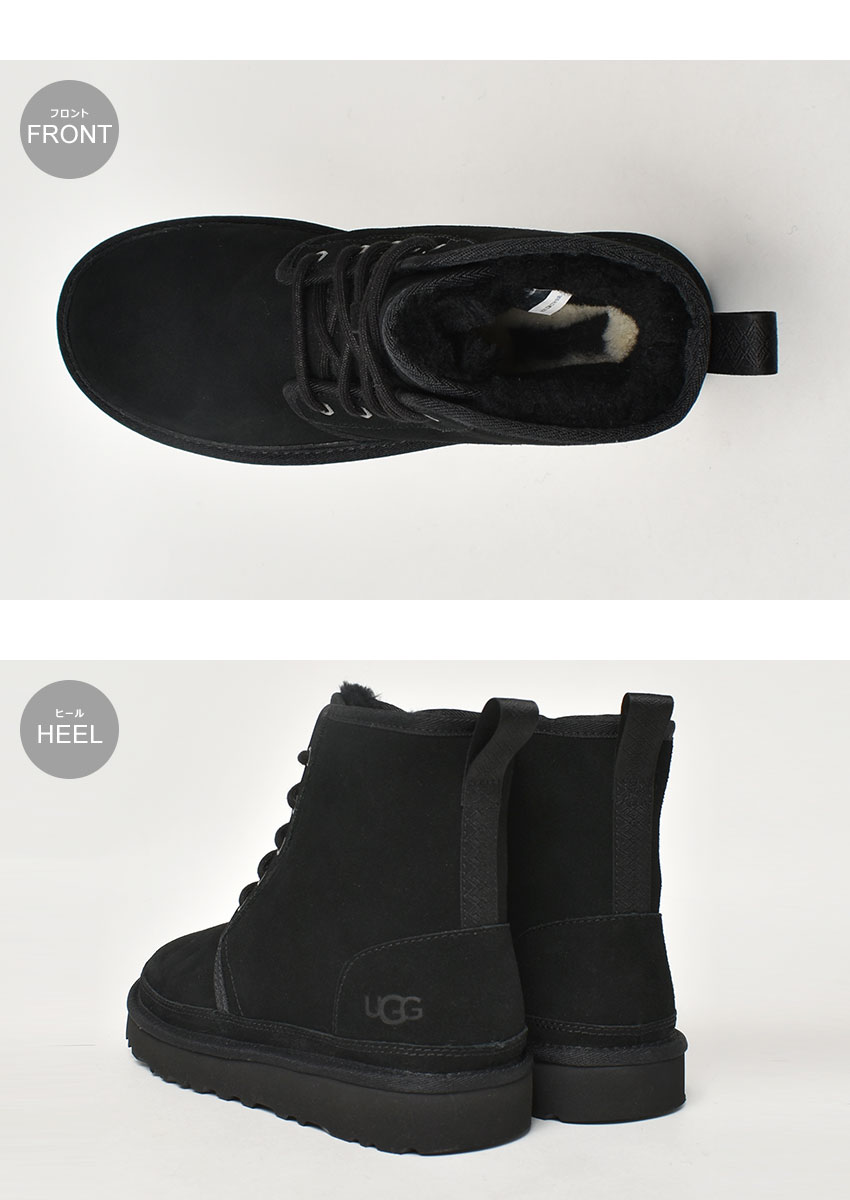 楽天市場】UGG メンズ ニューメル ハイ ブーツ アグ ブラック 黒