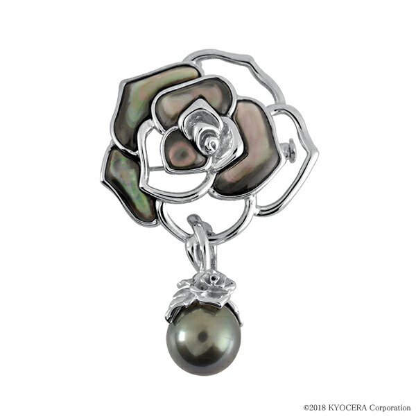 楽天市場】黒蝶真珠 ブローチ ペンダントトップ 10mm 5WAY クリッカー
