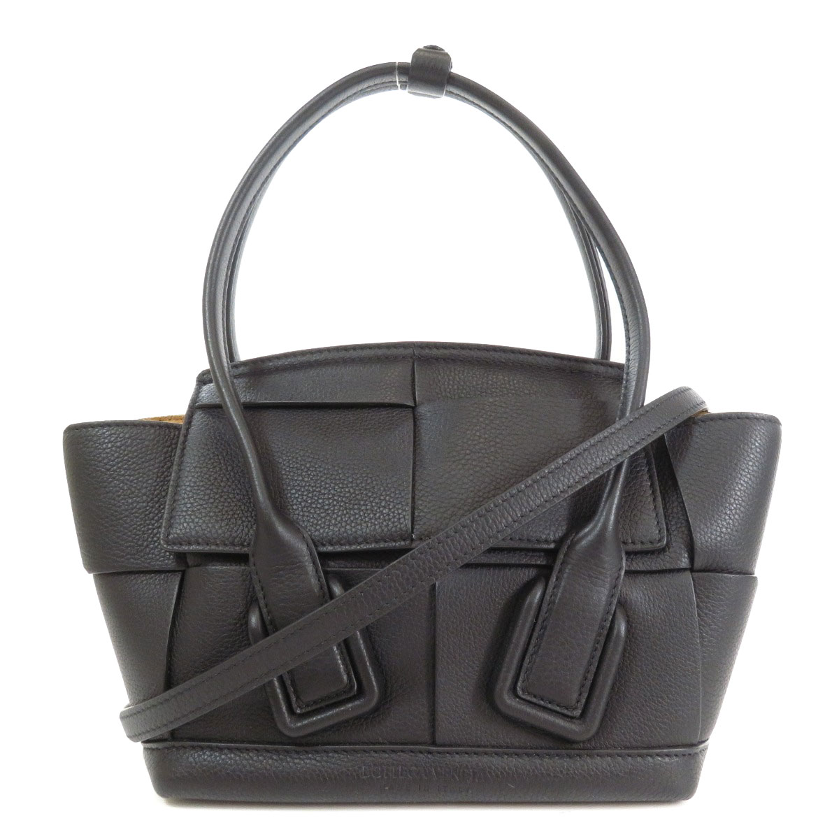 楽天市場】ボッテガヴェネタ ミニザアルコ ハンドバッグ カーフ