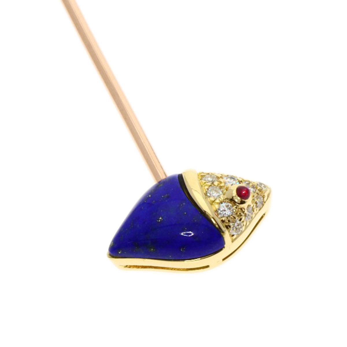 楽天市場】ブルガリ ナチュラリア ピンブローチ ラピスラズリ