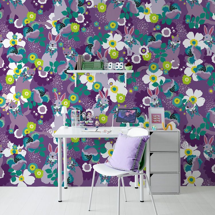 楽天市場】【全品対象クーポン配布中】 はがせる壁紙 のりなしタイプ