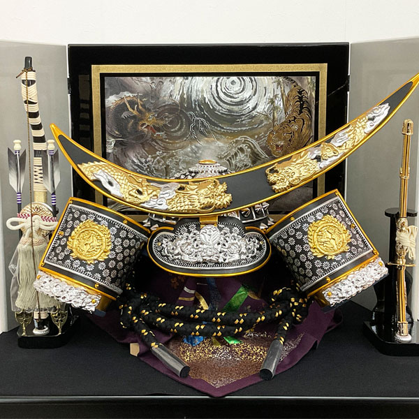 楽天市場】着用 兜 収納 飾り モダン 五月人形 五月飾り 端午の節句