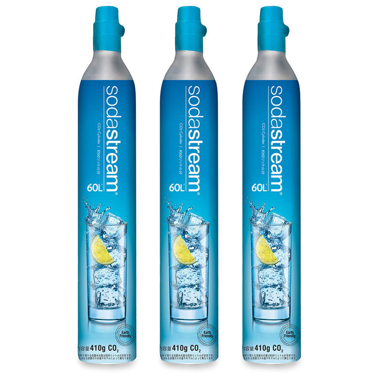 SodaStream 炭酸水メーカー CO2ボンベ3本付き SodaStream 炭酸水