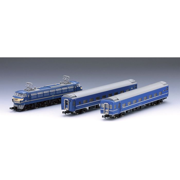 楽天市場】Nゲージ JR EF66形 ブルートレインセット 3両 鉄道模型 電気